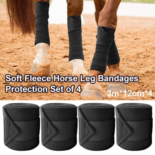 Polo Fleece Bandage Wraps - Set 4 - Image 3