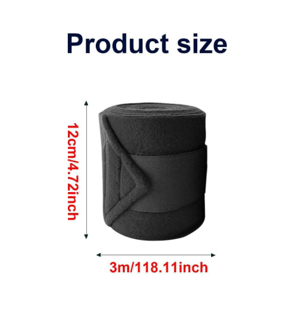 Polo Fleece Bandage Wraps - Set 4 - Image 4